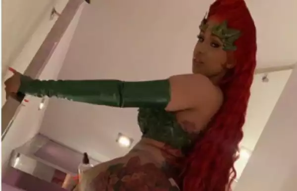 Cardi B flaunts her Bare Bum in Halloween Photo taken by her Husband Offset